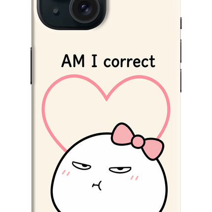 Always Right iPhone 15 Plus Hard Case Back Cover by Casekaro