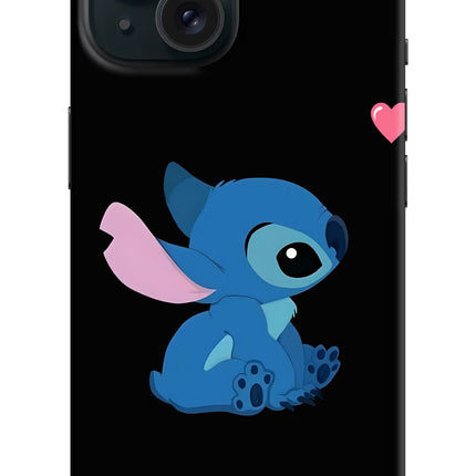 Stitch Crush iPhone 15 Plus Hard Case Back Cover by Casekaro
