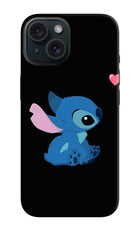 Stitch Crush iPhone 15 Plus Hard Case Back Cover by Casekaro
