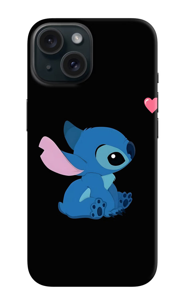 Stitch Crush iPhone 15 Plus Hard Case Back Cover by Casekaro