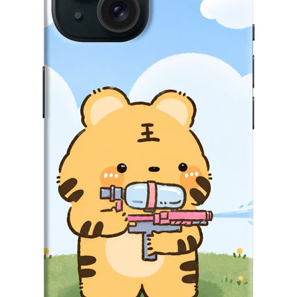 Tiger Treat iPhone 15 Plus Hard Case Back Cover by Casekaro