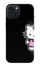 Kitty Charm iPhone 15 Plus Hard Case Back Cover by Casekaro