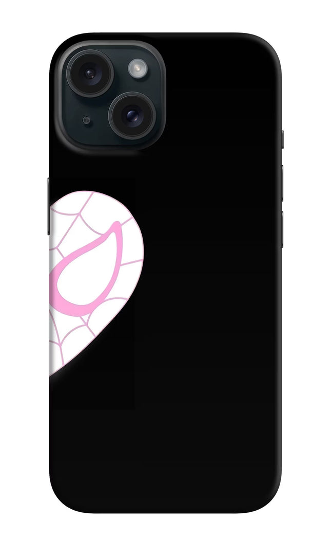 Gwen Mask iPhone 15 Plus Hard Case Back Cover by Casekaro