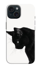 Shadow Gaze iPhone 15 Plus Hard Case Back Cover by Casekaro