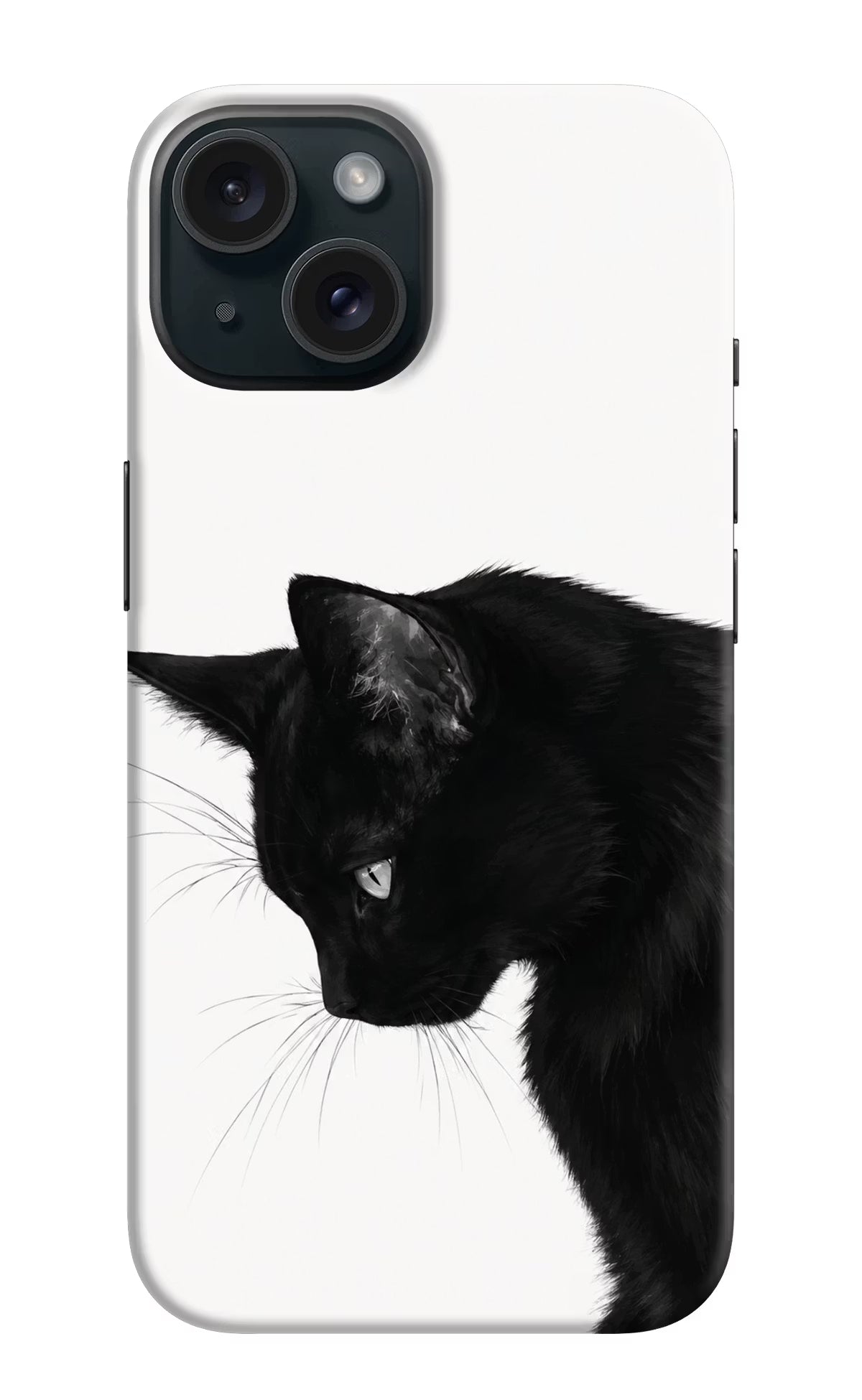 Shadow Gaze iPhone 15 Plus Hard Case Back Cover by Casekaro