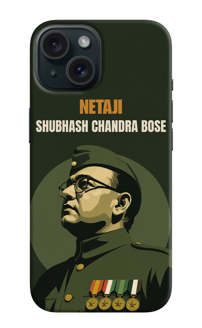 Netaji Legacy iPhone 15 Plus Hard Case Back Cover by Casekaro
