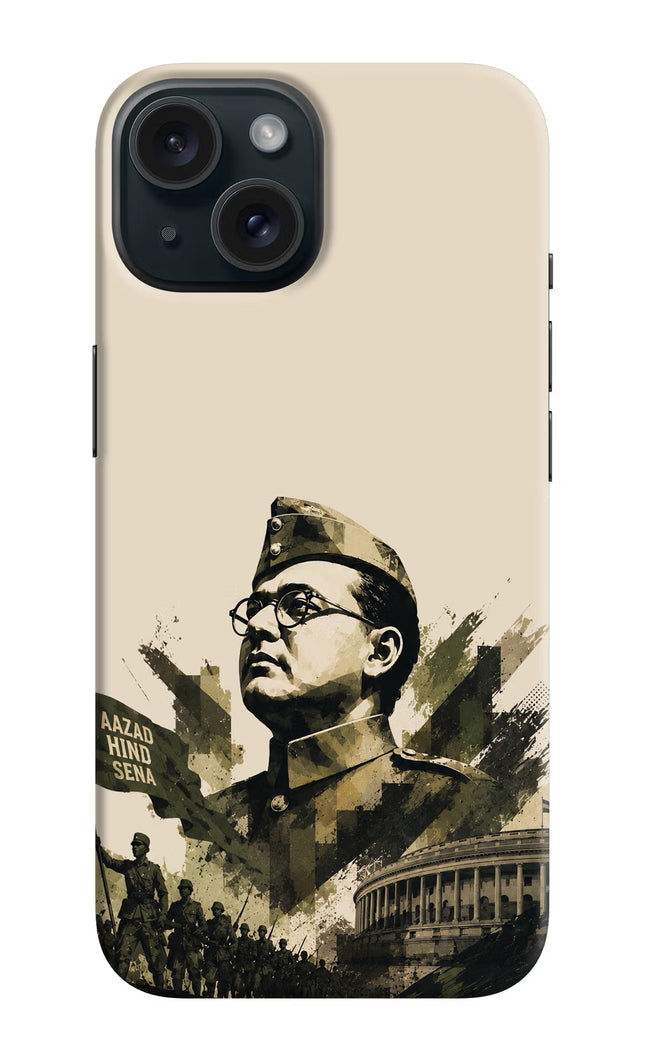 Netaji Rising iPhone 15 Plus Hard Case Back Cover by Casekaro