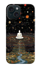 Space Monk iPhone 15 Plus Back Cover