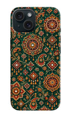 Green Pataka iPhone 15 Plus Hard Case Back Cover by Casekaro