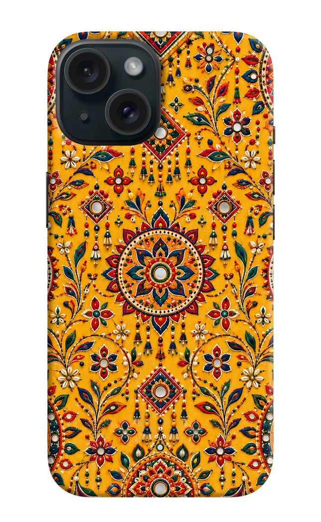 Sunlit Aura iPhone 15 Plus Hard Case Back Cover by Casekaro