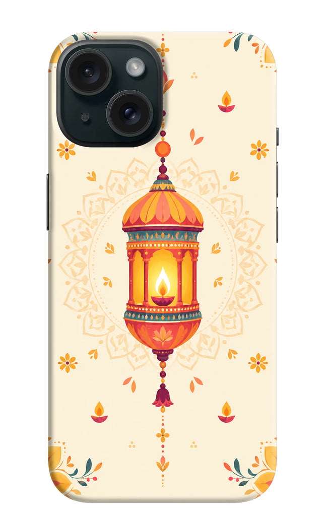 Golden Lantern iPhone 15 Plus Hard Case Back Cover by Casekaro