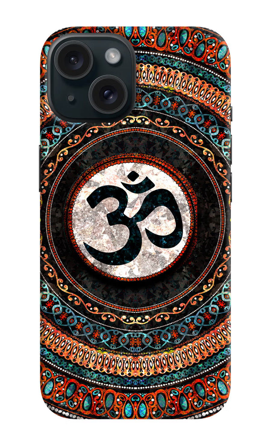 Om Culture iPhone 15 Plus Pop Case, Hard case