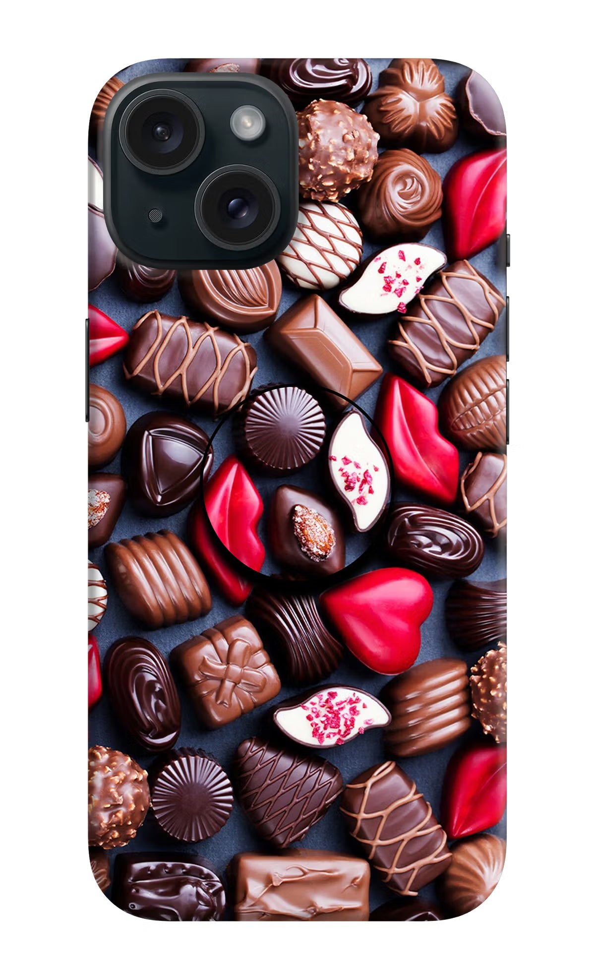 Chocolates iPhone 15 Plus Pop Case by Casekaro