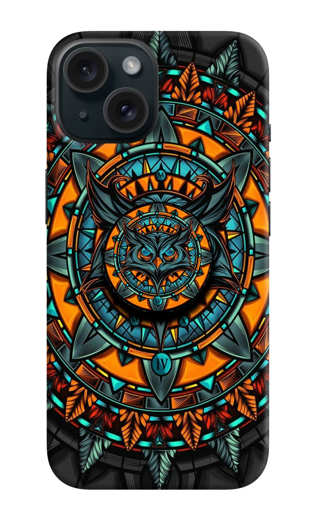 Angry Owl iPhone 15 Plus Pop Case by Casekaro