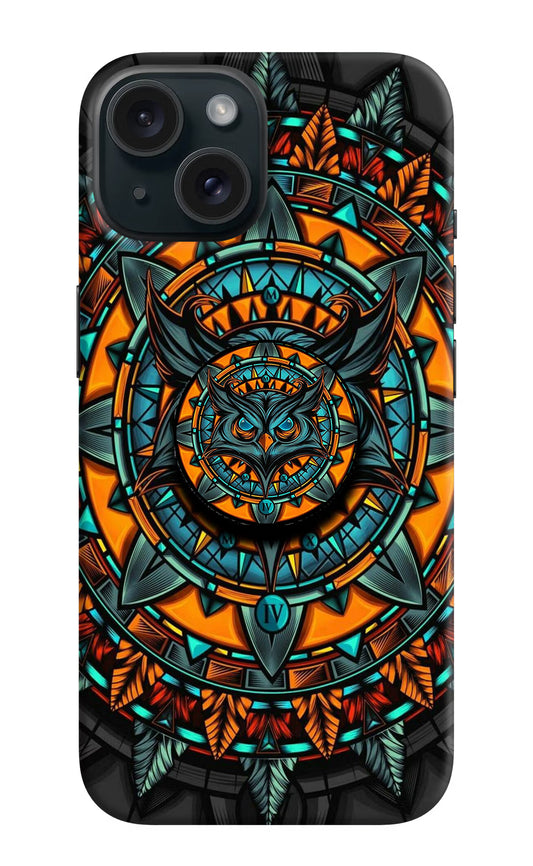 Angry Owl iPhone 15 Plus Pop Case by Casekaro
