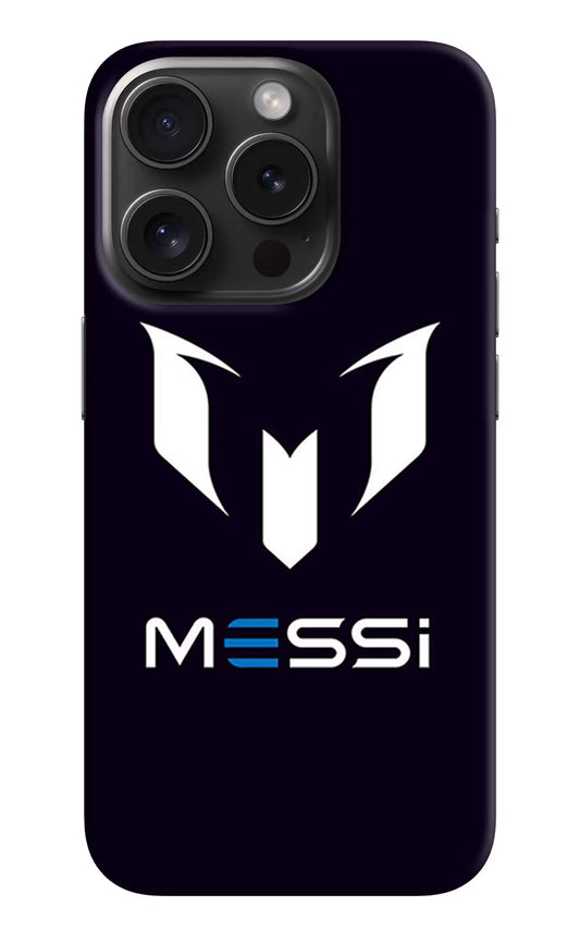 Messi Logo iPhone 15 Pro Hard Case Back Cover by Casekaro