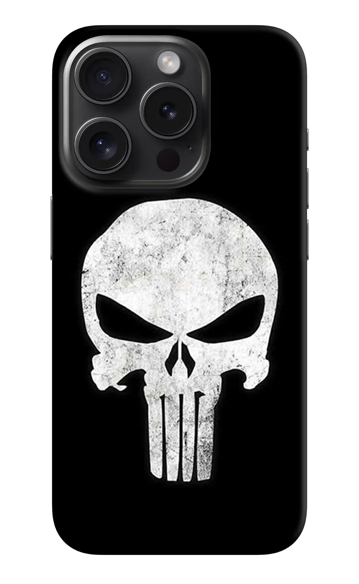 Punisher Skull iPhone 15 Pro Hard Case Back Cover by Casekaro
