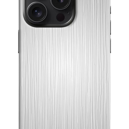 Wooden Grey Texture iPhone 15 Pro Hard Case Back Cover by Casekaro