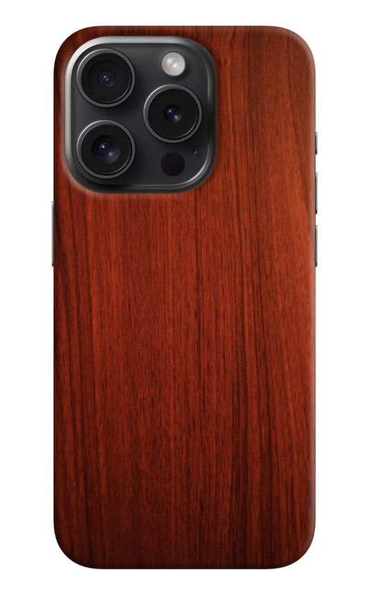 Wooden Plain Pattern iPhone 15 Pro Hard Case Back Cover by Casekaro