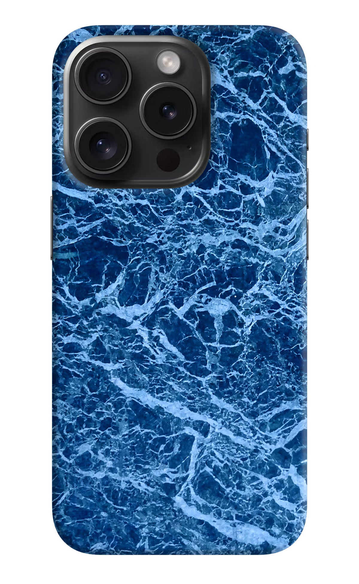 Blue Marble iPhone 15 Pro Hard Case Back Cover by Casekaro