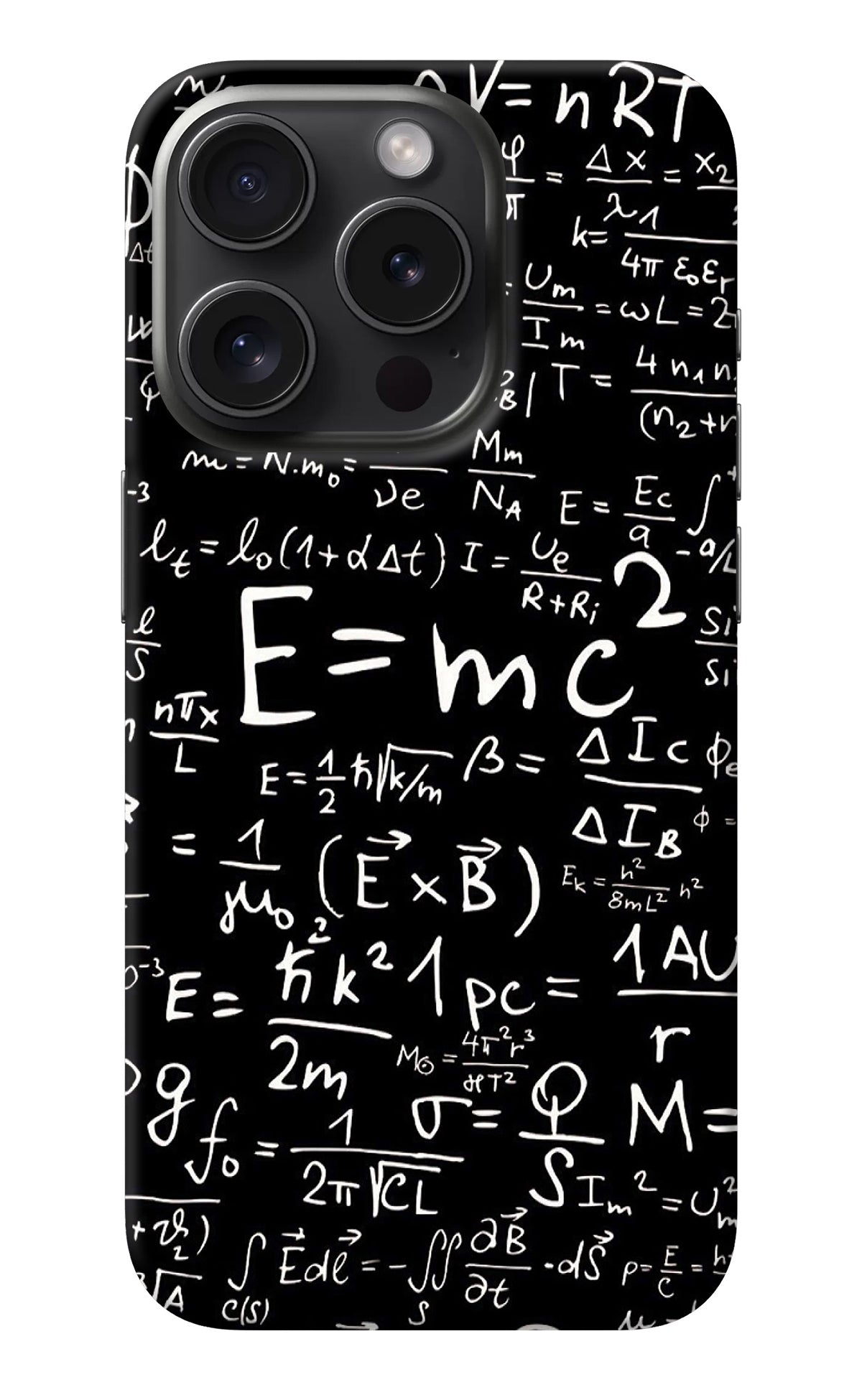 Physics Albert Einstein Formula iPhone 15 Pro Back Cover