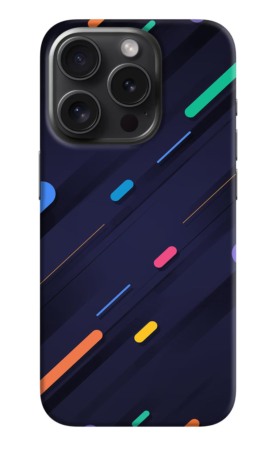 Abstract Design iPhone 15 Pro Back Cover, Hard case
