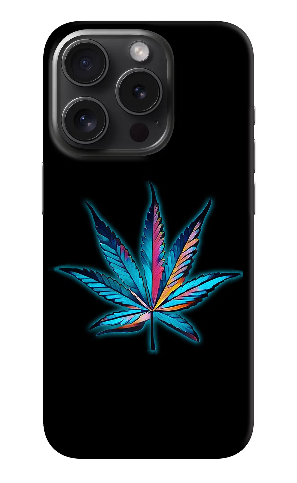 Weed iPhone 15 Pro Hard Case Back Cover by Casekaro