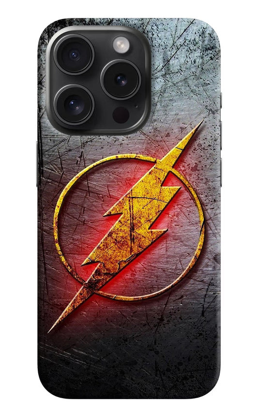 Flash iPhone 15 Pro Hard Case Back Cover by Casekaro