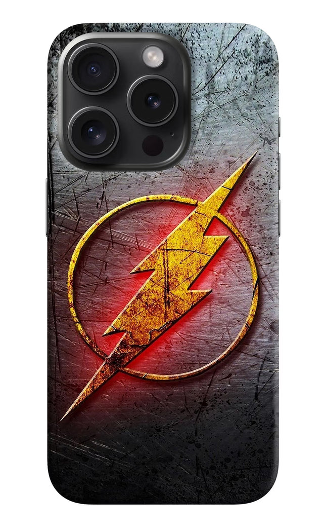 Flash iPhone 15 Pro Hard Case Back Cover by Casekaro