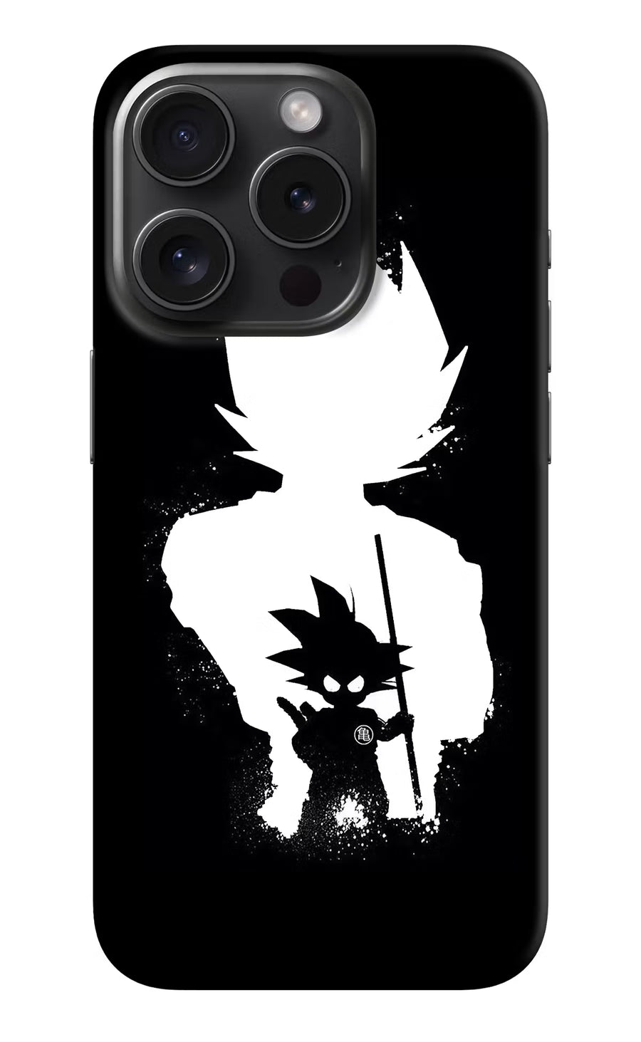 Goku Shadow iPhone 15 Pro Back Cover, Hard case