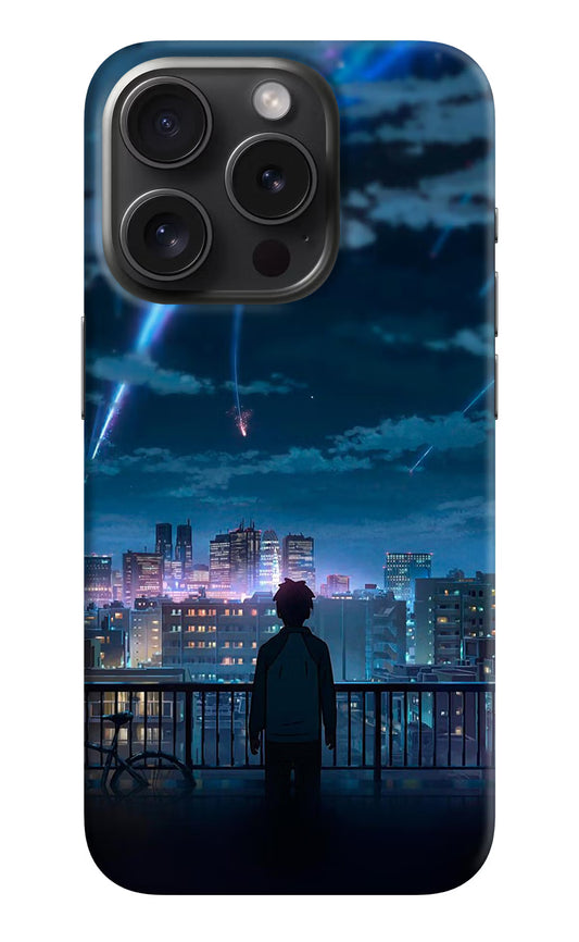 Anime iPhone 15 Pro Hard Case Back Cover by Casekaro