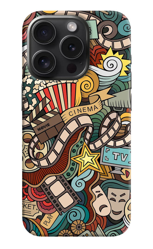 Cinema Abstract iPhone 15 Pro Hard Case Back Cover by Casekaro