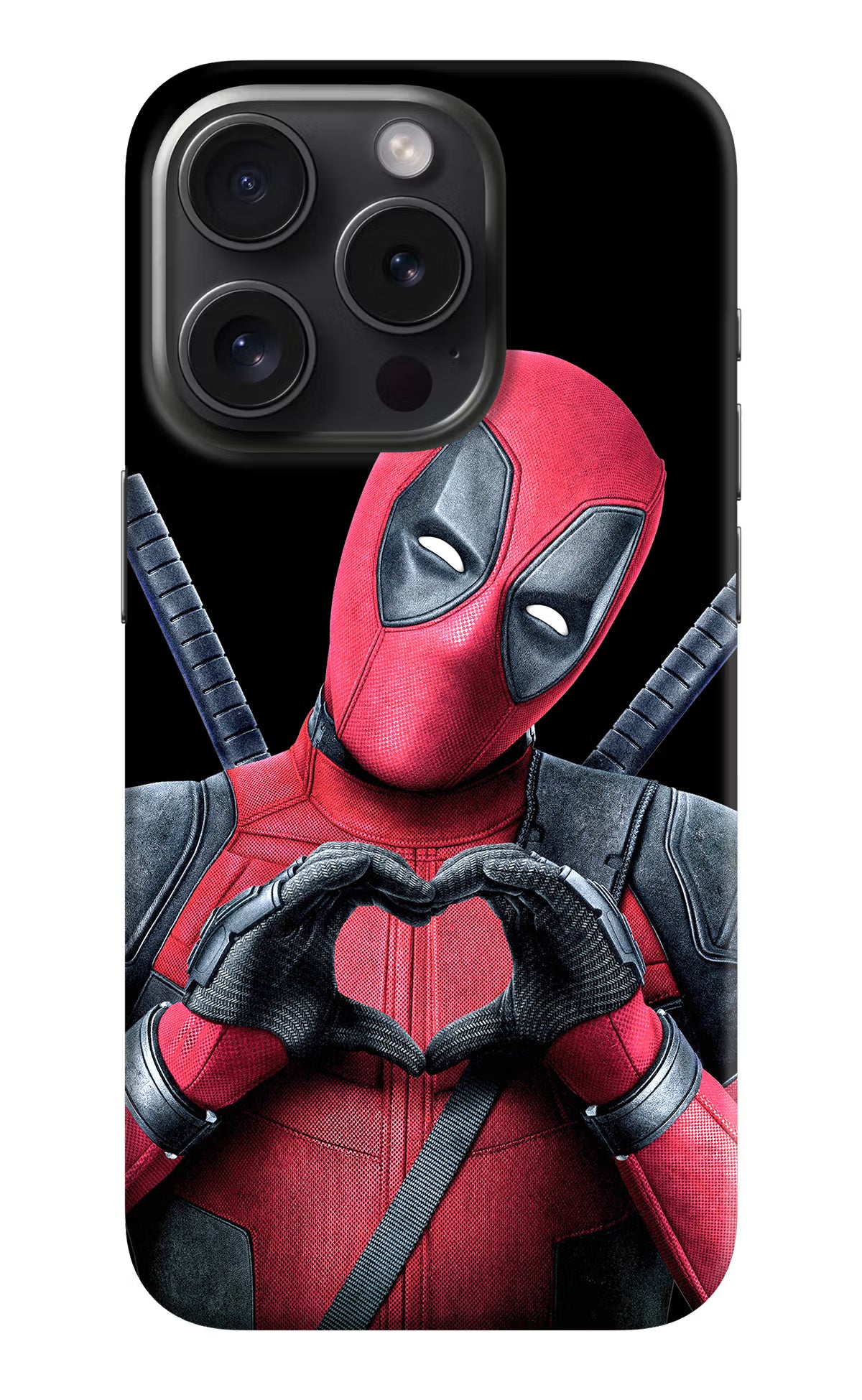Deadpool iPhone 15 Pro Hard Case Back Cover by Casekaro