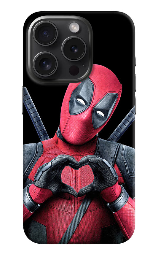 Deadpool iPhone 15 Pro Hard Case Back Cover by Casekaro