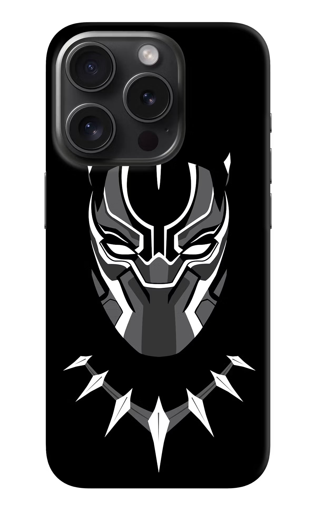 Black Panther iPhone 15 Pro Hard Case Back Cover by Casekaro