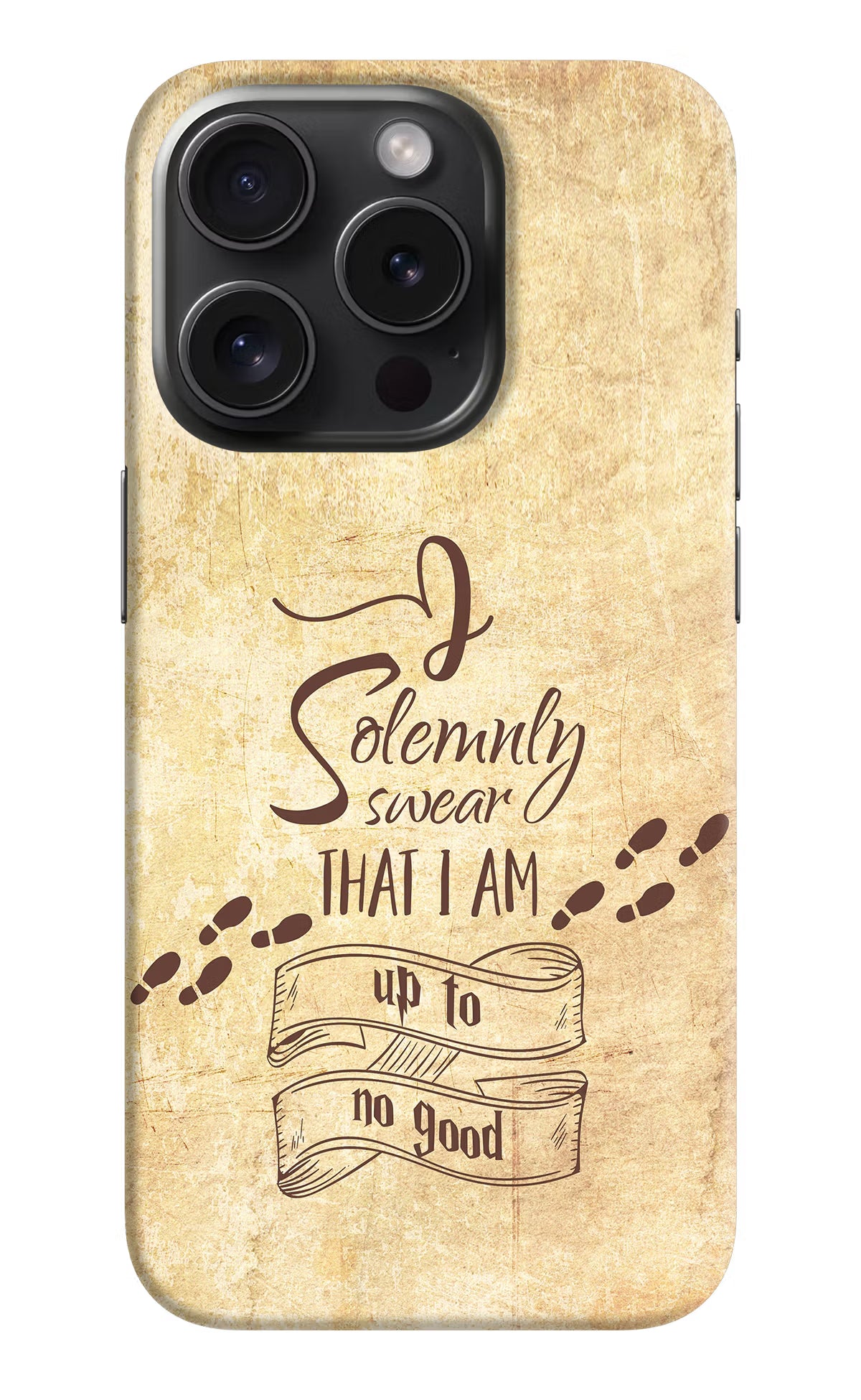 I Solemnly swear that i up to no good iPhone 15 Pro Hard Case Back Cover by Casekaro