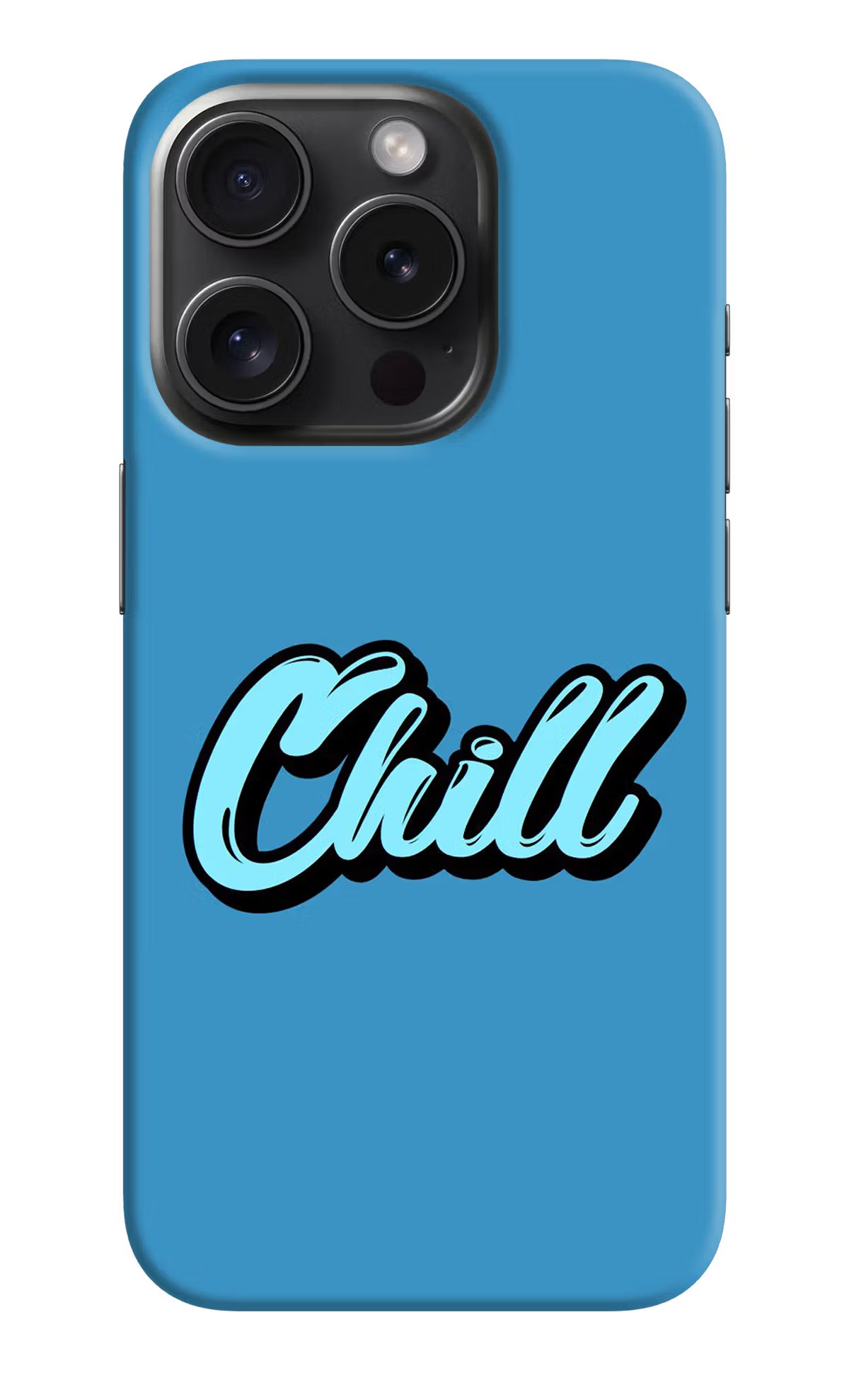 Chill iPhone 15 Pro Hard Case Back Cover by Casekaro