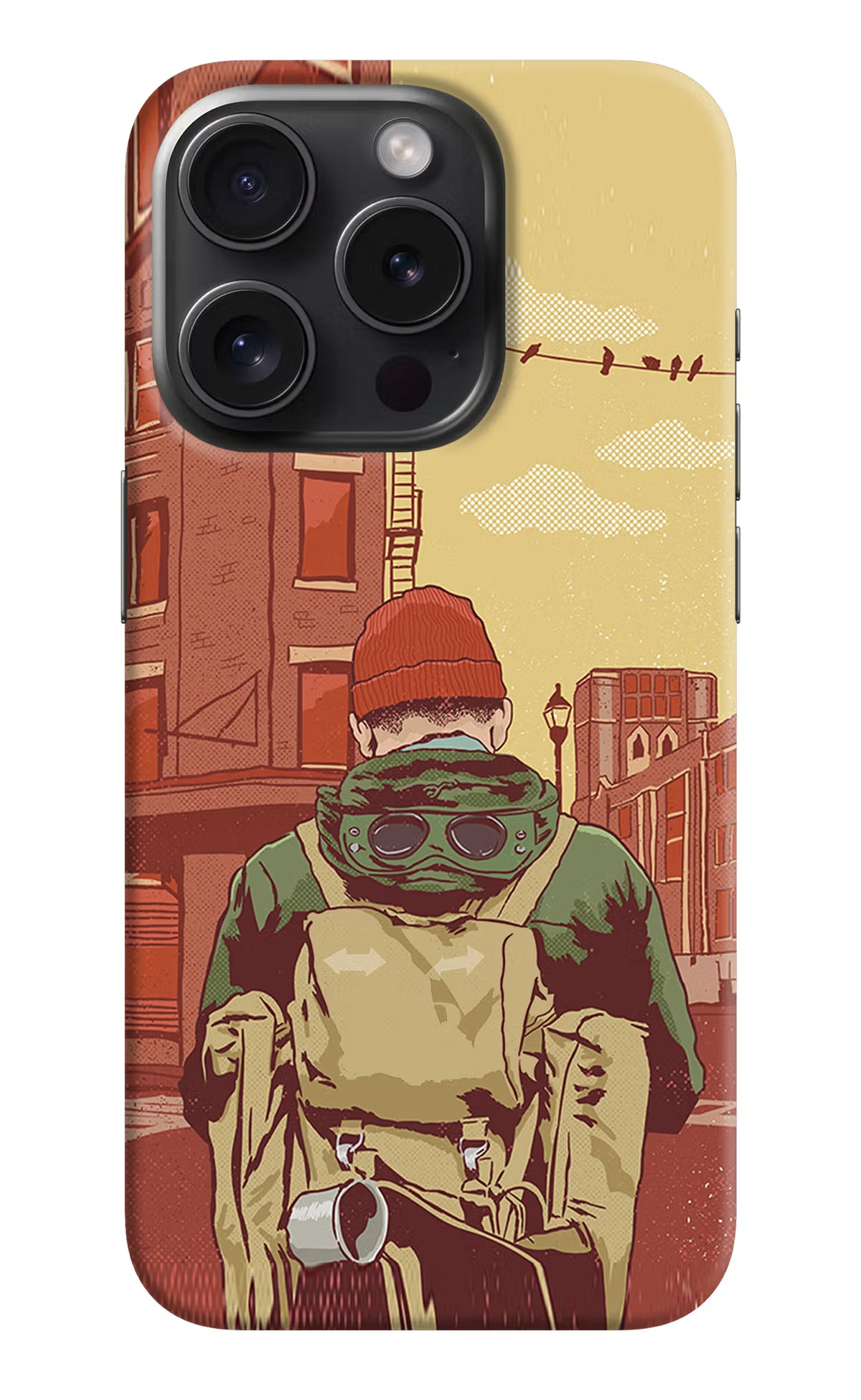 Adventurous iPhone 15 Pro Hard Case Back Cover by Casekaro