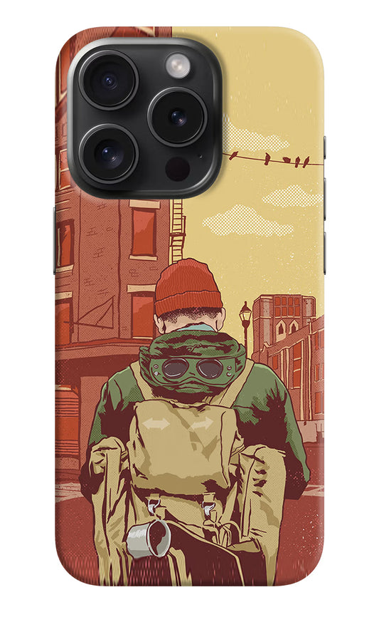 Adventurous iPhone 15 Pro Hard Case Back Cover by Casekaro