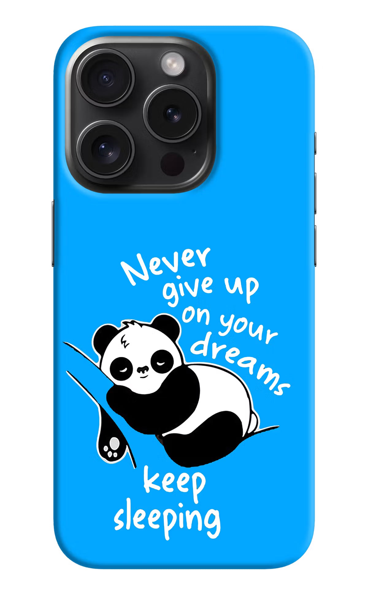 Keep Sleeping iPhone 15 Pro Hard Case Back Cover by Casekaro