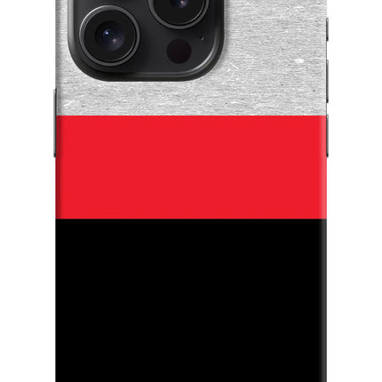 Tri Color Pattern iPhone 15 Pro Hard Case Back Cover by Casekaro