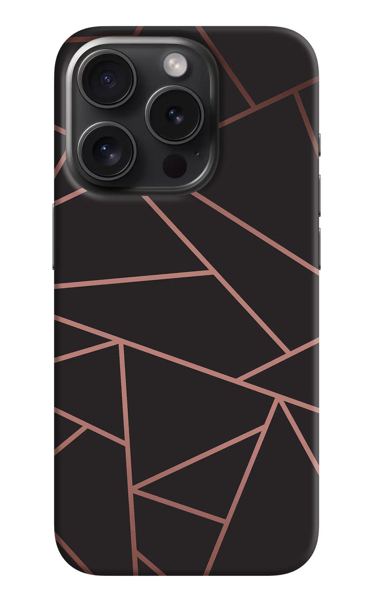 Geometric Pattern iPhone 15 Pro Hard Case Back Cover by Casekaro
