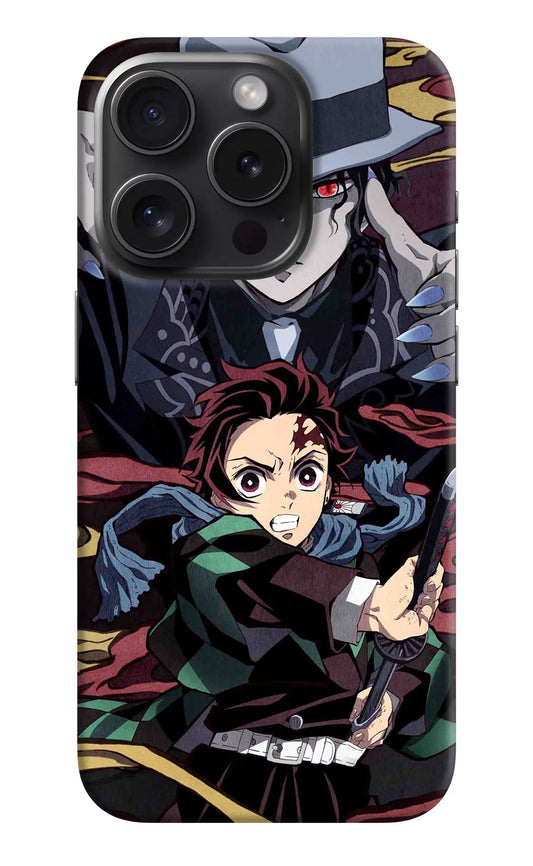 Demon Slayer iPhone 15 Pro Hard Case Back Cover by Casekaro