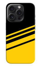 Yellow Shades iPhone 15 Pro Hard Case Back Cover by Casekaro
