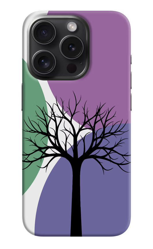 Tree Art iPhone 15 Pro Hard Case Back Cover by Casekaro