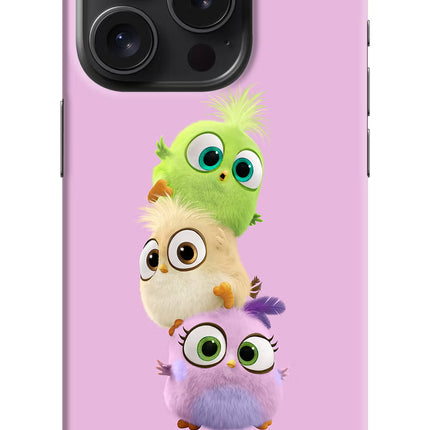 Cute Little Birds iPhone 15 Pro Hard Case Back Cover by Casekaro