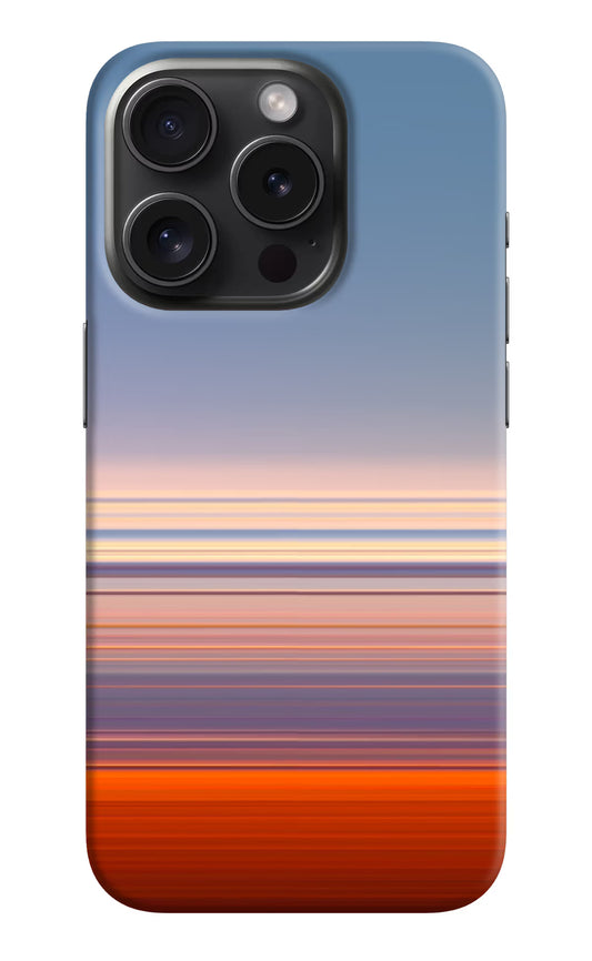 Morning Colors iPhone 15 Pro Hard Case Back Cover by Casekaro