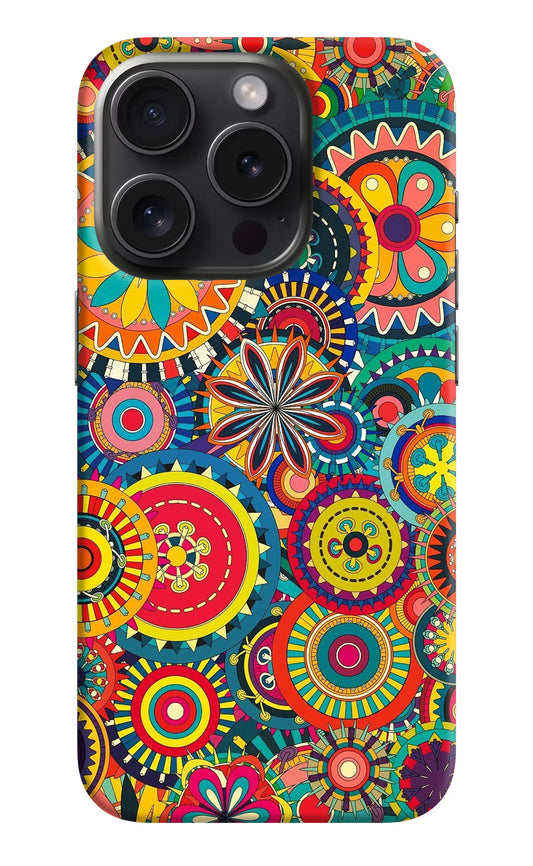 Gol Gol Art iPhone 15 Pro Hard Case Back Cover by Casekaro