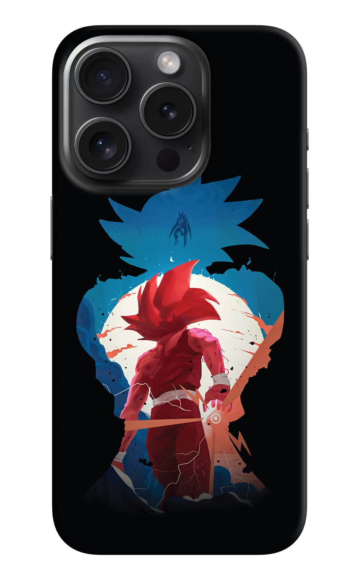 Goku iPhone 15 Pro Hard Case Back Cover by Casekaro