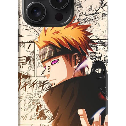 Pain Anime iPhone 15 Pro Hard Case Back Cover by Casekaro